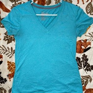 Nike Dri-Fit‎ Teal V-neck T-shirt {Size small}